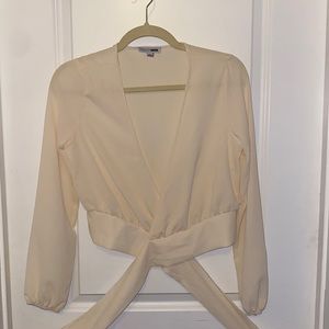 White Fashion Nova Blouse